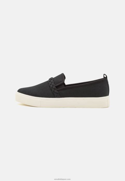 sievietes slip-ons melni 2LHT1221 Anna Field