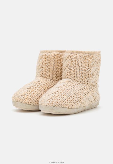 sievietes zelta-metāla diegu čības zelta krāsā 2LHT2277 Anna Field