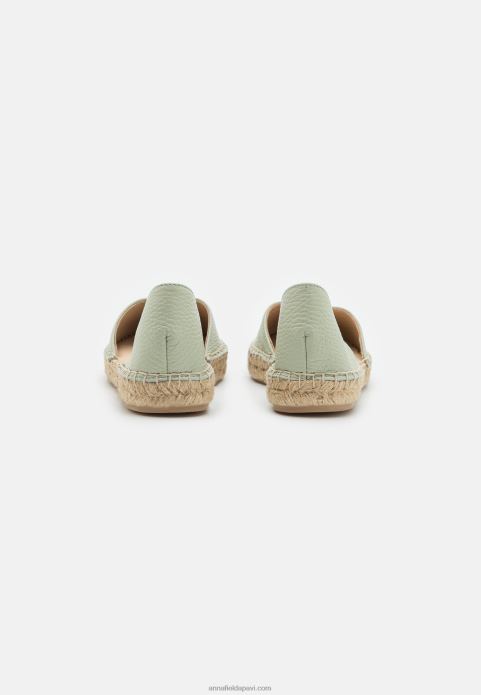 sievietes ādas espadrilles mint 2LHT1846 Anna Field