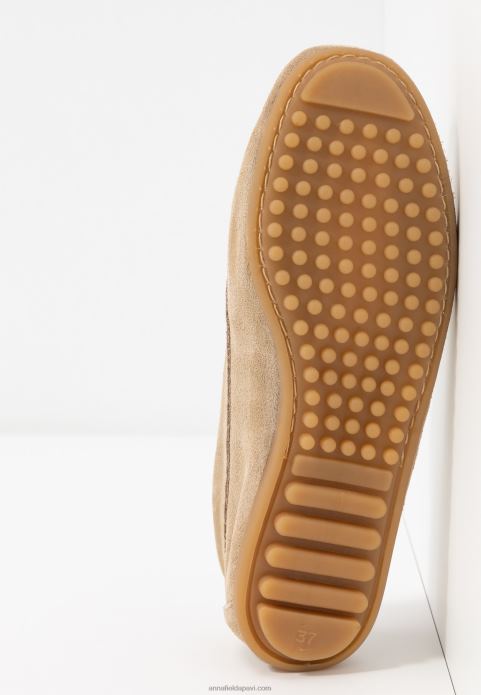 sievietes ādas mokasīni bēšs 2LHT1859 Anna Field