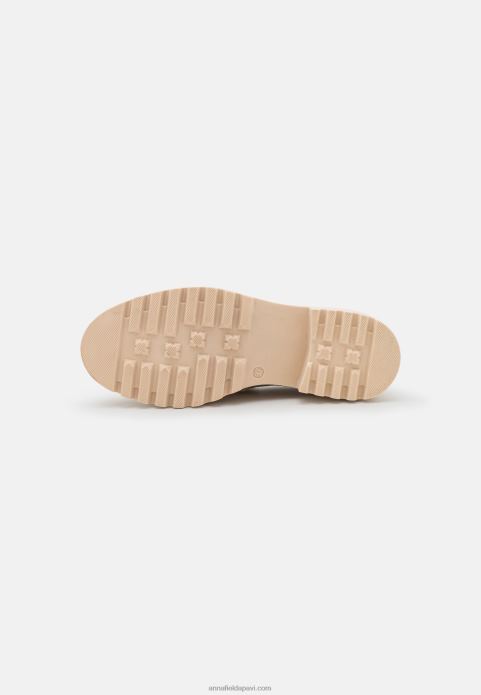 sievietes ādas slip-ons bēšs 2LHT1807 Anna Field