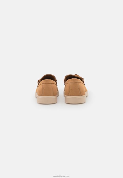 sievietes ādas slip-ons bēšs 2LHT1814 Anna Field