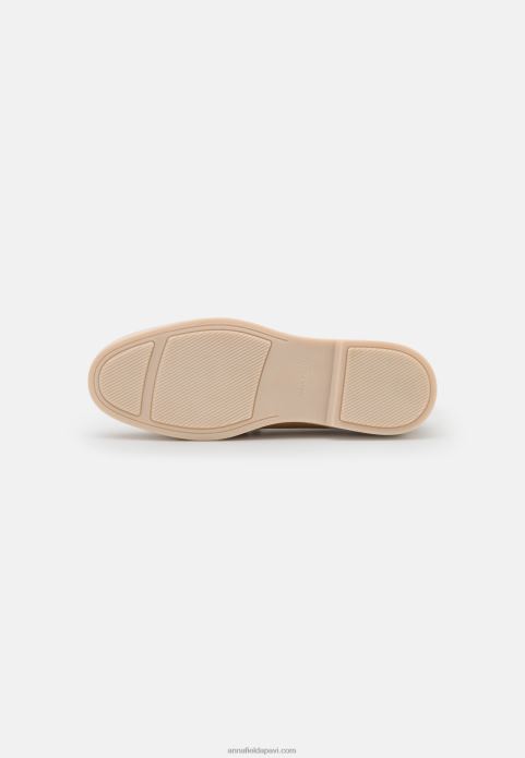 sievietes ādas slip-ons bēšs 2LHT1814 Anna Field