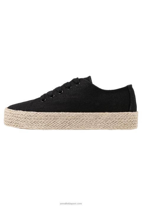 sievietes espadrilas melnas 2LHT1834 Anna Field