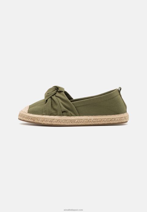 sievietes espadrilles haki 2LHT1839 Anna Field