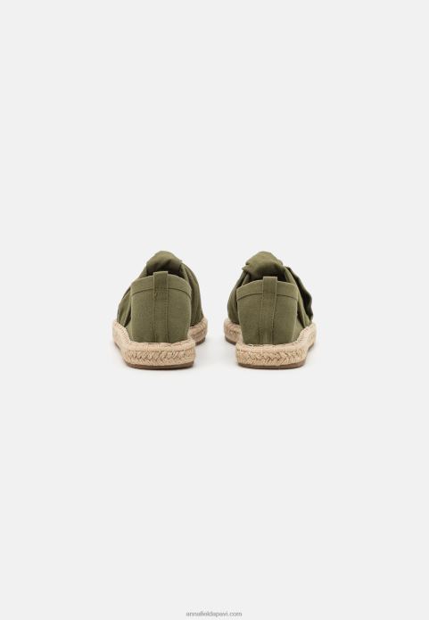 sievietes espadrilles haki 2LHT1839 Anna Field