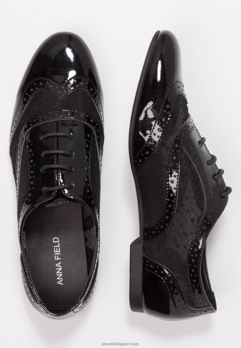 sievietes mežģīnes melnas 2LHT1853 Anna Field