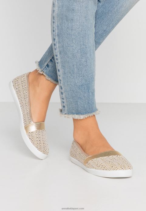 sievietes slip-ons bēšs 2LHT1785 Anna Field