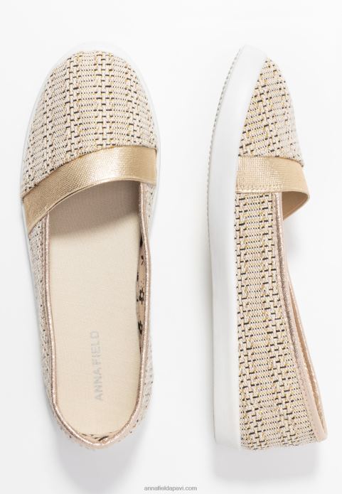 sievietes slip-ons bēšs 2LHT1785 Anna Field