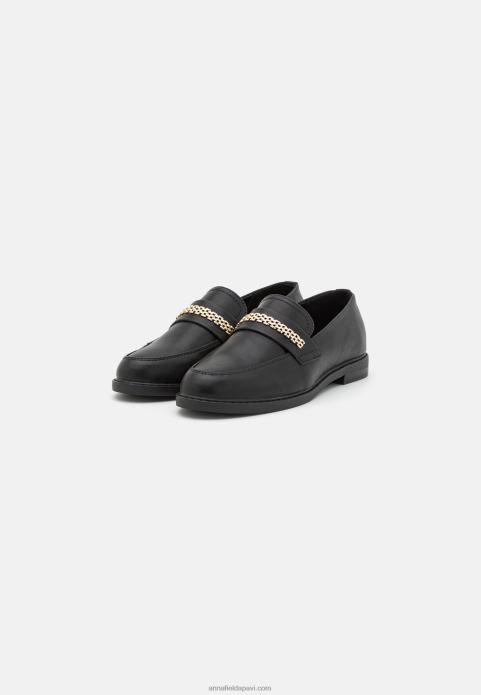 sievietes slip-ons melni 2LHT1793 Anna Field