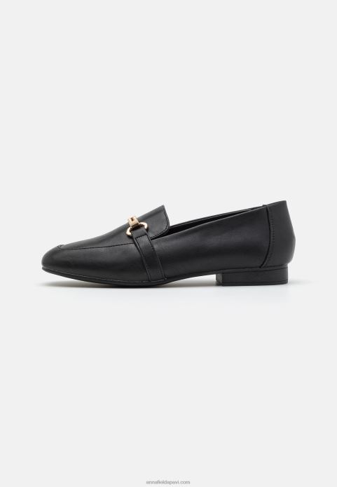 sievietes slip-ons melni 2LHT1803 Anna Field