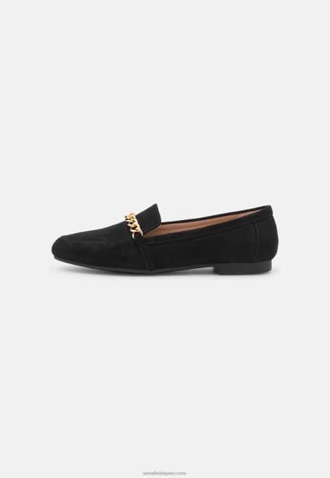 sievietes slip-ons melni 2LHT1804 Anna Field