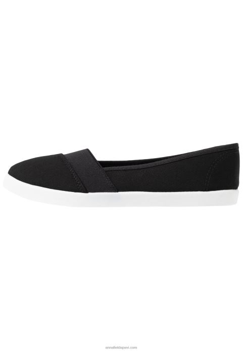 sievietes slip-ons melni 2LHT1805 Anna Field