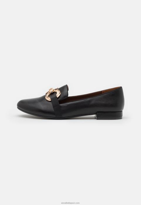 sievietes slip-ons melni 2LHT1806 Anna Field