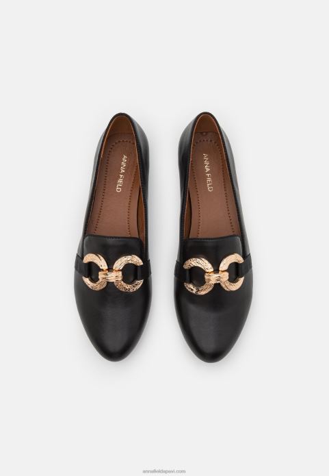 sievietes slip-ons melni 2LHT1806 Anna Field