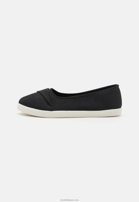 sievietes slip-ons melni 2LHT1812 Anna Field