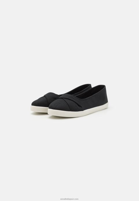 sievietes slip-ons melni 2LHT1812 Anna Field