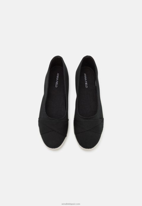 sievietes slip-ons melni 2LHT1812 Anna Field