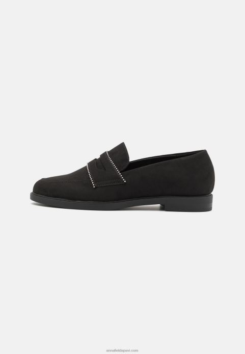 sievietes slip-ons melni 2LHT1813 Anna Field