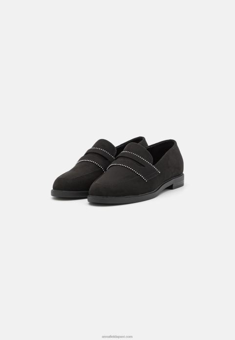 sievietes slip-ons melni 2LHT1813 Anna Field