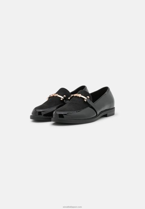 sievietes slip-ons melni 2LHT1824 Anna Field