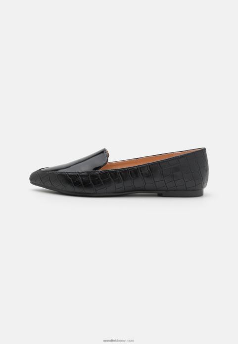 sievietes slip-ons melni 2LHT1828 Anna Field