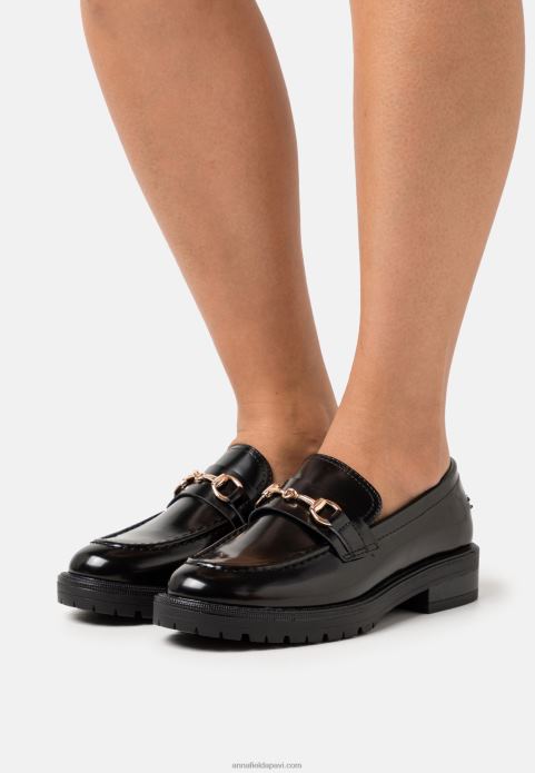 sievietes slip-ons melni 2LHT1831 Anna Field