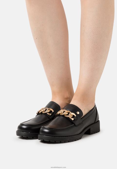 sievietes slip-ons melni 2LHT1832 Anna Field