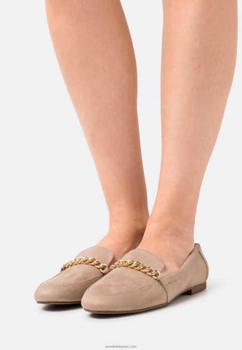 sievietes slip-ons taupe 2LHT1816 Anna Field