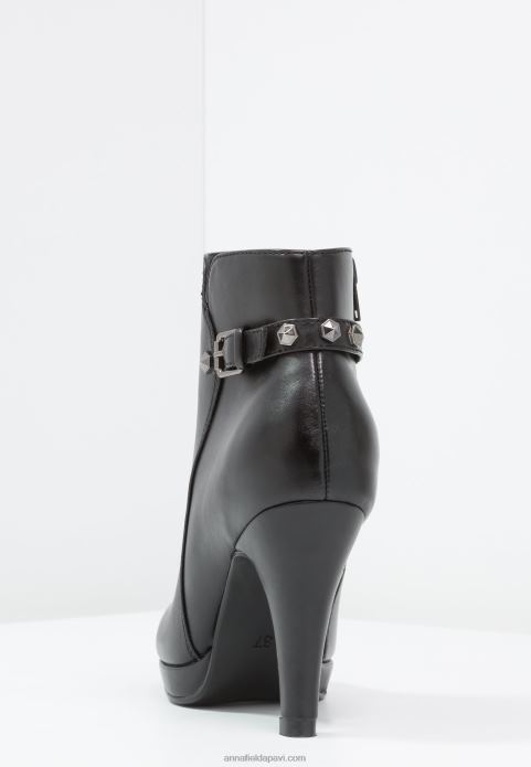 sievietes augstpapēžu puszābaki melni 2LHT1918 Anna Field