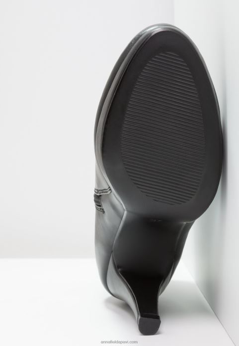 sievietes augstpapēžu puszābaki melni 2LHT1918 Anna Field