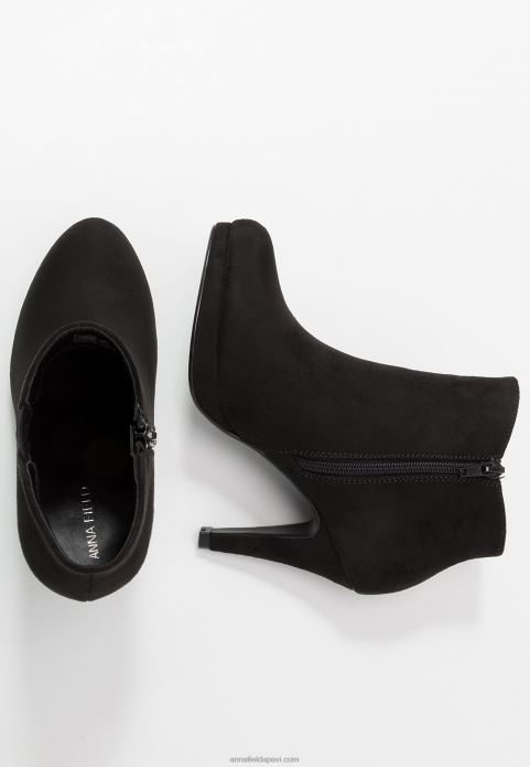 sievietes augstpapēžu puszābaki melni 2LHT1985 Anna Field