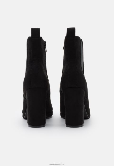 sievietes augstpapēžu puszābaki melni 2LHT1997 Anna Field