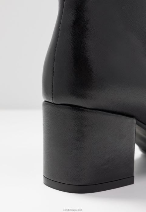 sievietes ādas klasiski puszābaki melni 2LHT1980 Anna Field