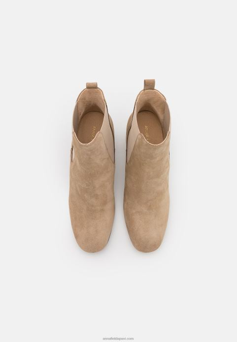 sievietes ādas klasiskie puszābaki bēši 2LHT1893 Anna Field