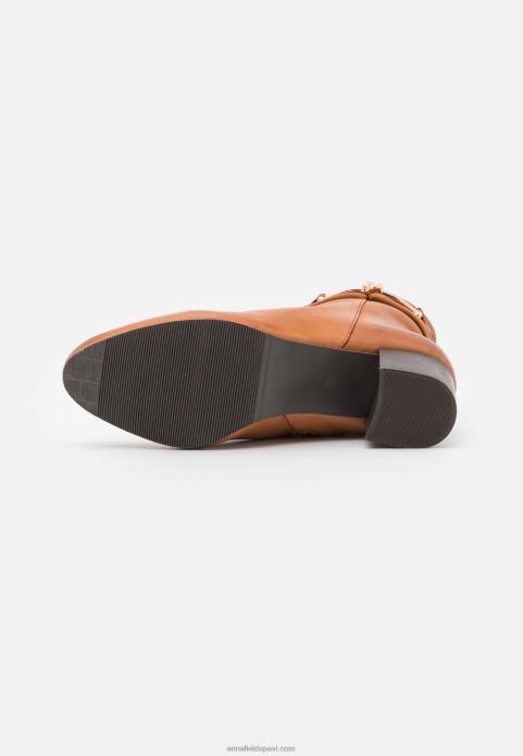 sievietes ādas klasiskie puszābaki konjaks 2LHT1957 Anna Field