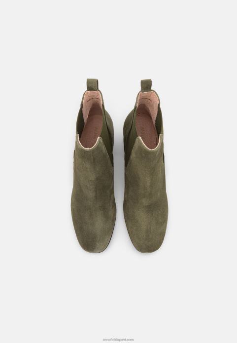 sievietes ādas klasiskie puszābaki olīvu 2LHT1977 Anna Field