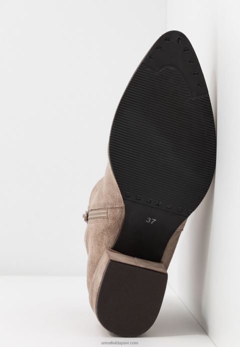 sievietes ādas puszābaki smilškrāsas 2LHT1931 Anna Field