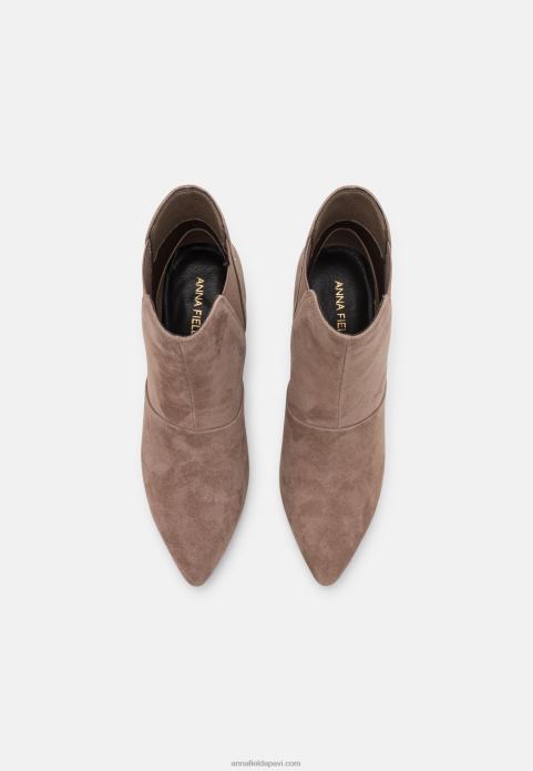 sievietes ādas puszābaki taupe 2LHT1898 Anna Field