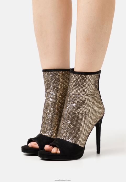 sievietes klasiski zelta puszābaki 2LHT1915 Anna Field