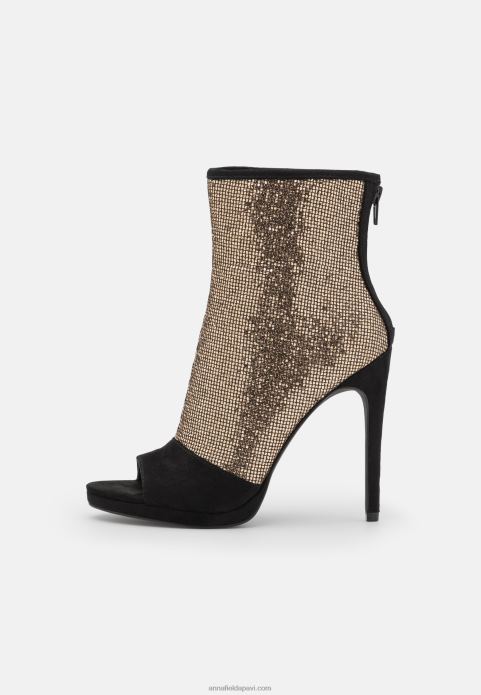 sievietes klasiski zelta puszābaki 2LHT1915 Anna Field