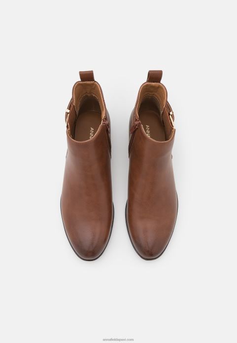 sievietes komforta puszābaki konjaks 2LHT1899 Anna Field