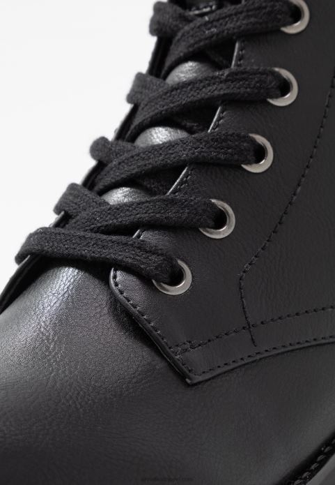 sievietes komfortabli šņorzābaki melni 2LHT2041 Anna Field