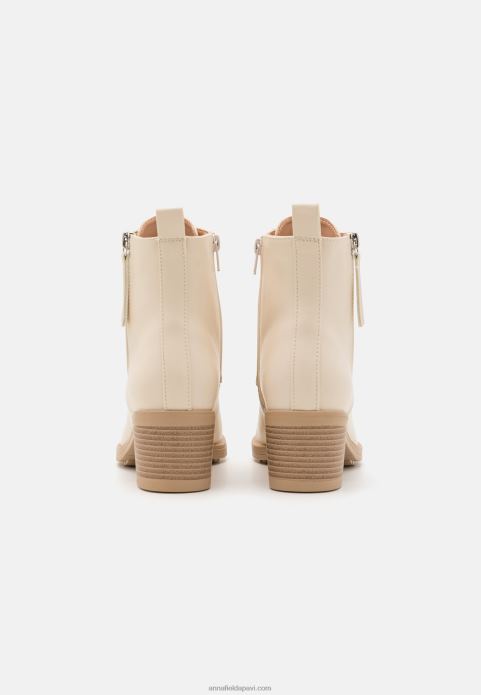 sievietes šņorzābaki gandrīz balti 2LHT2043 Anna Field