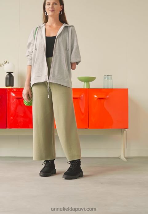 sievietes šņorzābaki melni 2LHT2038 Anna Field