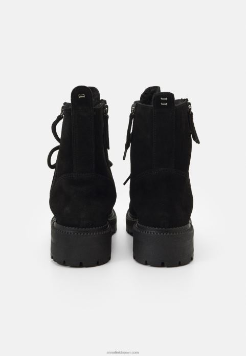 sievietes šņorzābaki melni 2LHT2038 Anna Field