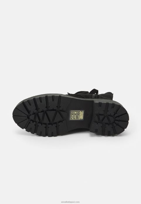 sievietes šņorzābaki melni 2LHT2038 Anna Field