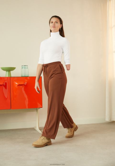 sievietes šņorzābaki smilškrāsas puszābaki 2LHT2028 Anna Field