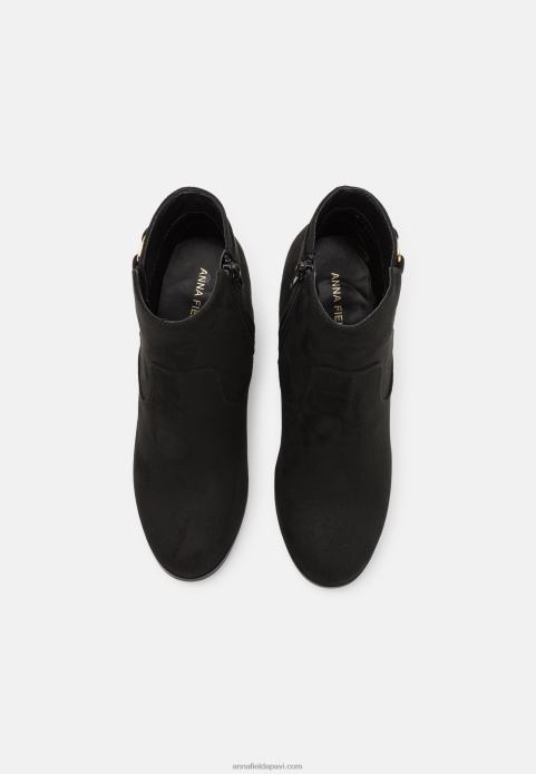 sievietes ķīļveida puszābaki melni 2LHT1897 Anna Field