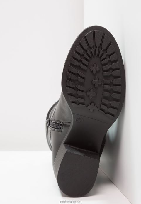 sievietes ziemas zābaki klasiski puszābaki melni 2LHT1992 Anna Field
